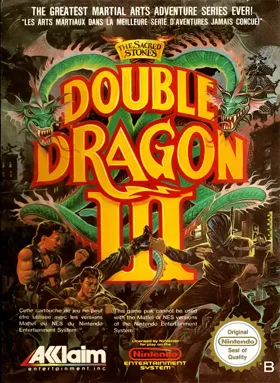 Double Dragon III - The Sacred Stones (Europe) box cover front